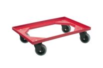 CHARIOT DE TRANSPORT / AVEC 4 ROUES PIVOTANTES EN CAOUTCHOUC