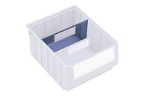 Bito - Séparateur Transversal pour Bac Tiroir - Polypropylène Transparent - 117mm x 90mm - Recyclable