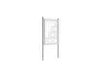 Vitrine 2000 sur poteaux D.76 mm