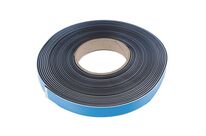 Manutan Expert - Bande Magnétique Adhésive Rouleau 10m x 20mm Blanc Noir - Signalétique Entrepôt