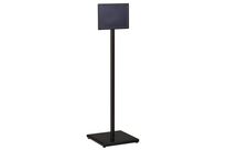 Rossignol Pro - Panneau d'information gris A4 horizontal sur pied Indik - Collectivité - Poteau de guidage