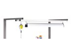 Support pour porte-outils et rampe lumineuse L.1200 mm