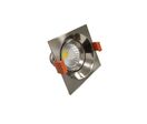 Spot Encastrable LED COB Carré Orientable 8W 60° ALU - Blanc Chaud 2300K - 3500K