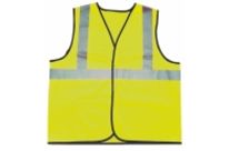 Gilet haute visibilité jaune. Polyester. Fermeture auto-agrippante. VPLGILJ