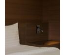 Lampe Murale 2W avec Interrupteur Noir - Blanc Neutre 4000K - 5500K