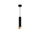 Suspension Luminaire Biseautée GU10 IP20 30cm - Noir/Or