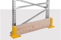 Bastaing protection rack à palettes L.1150 mm