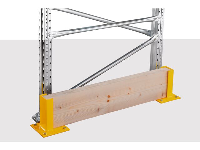 Bastaing protection rack à palettes L.1150 mm