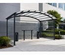 Abri fumeurs aluminium sur mesure | Ovalux