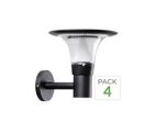 Pack de  4 - Lanterne Solaire Connectée Murale UFO RGBW IP65