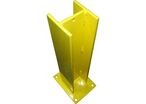 Poteau de protection de rack pour support madrier