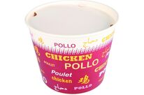 Pot chicken bucket avec couvercle 85OZ 250 CL PPT (X300-6X50) Firplast