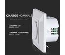 Détecteur de Mouvement Micro Ondes Encastrable Blanc