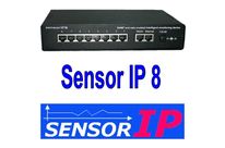 Centrale de surveillance Ethernet SNMP pour capteur, alerte mail, SMS | Sensor IP8 