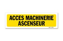 Panneau accès machinerie ascenseur