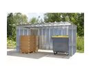 Abri métal - Poubelles / Vélos / Motos / Fumeurs / Marchandise