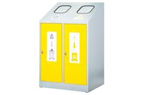 Poubelle de tri à 2 compartiments MW Tools VB2