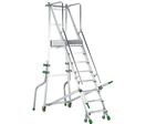 Facal - Plate-forme mobile PIR 8 marches Aluminium - Hauteur travail 3.64m - Charge 150kg - Norme EN 131