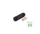 Pack de 10 - Connecteur étanche IP68 3 fils 1,5mm2