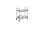 Servante en inox 304 - 2 plateaux - 300 kg