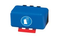 Secubox - Boîte Rangement Mini Gants EPI - Bleu - Format Mini - 236x120x120mm