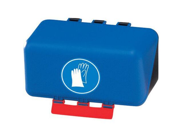Secubox - Boîte Rangement Mini Gants EPI - Bleu - Format Mini - 236x120x120mm