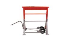 Stockman - Tréteau de sécurité 15T - Acier Orange/Gris - Hauteur réglable 105-126 cm - Charge max 15 tonnes