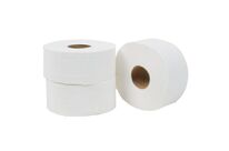 Manutan Expert - Papier Toilette Mini Jumbo Blanc 2 plis - Rouleau 160m - Éco-responsable - Lot de 12