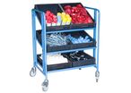 Servante à 3 plateaux inclinables réglables en hauteur, 610 x 1225 mm 250 kg