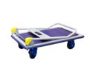 Chariots dossier repliable Prestar® plateau tôle antidérapant 200 à 500 kg