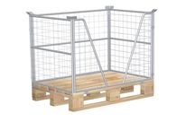 Rehausse palettte galvanisé "v" 1200 x 800 x 1200