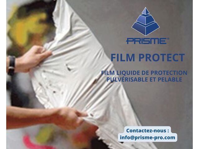 FILM PROTECT : FILM LIQUIDE DE PROTECTION PULVÉRISABLE PELABLE, CIRCULABLE ET COMPOSTABLE