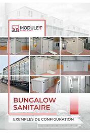 Catalogue Bungalow Sanitaire - Exemples de configuration
