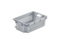 Bac plastique 600 x 400 emboîtable 70% ajouré