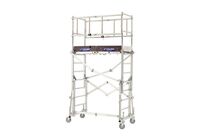 Tubesca-Comabi - Échafaudage roulant X Tower 3m Aluminium - Hauteur de travail 4.8m - Charge 200kg - Norme EN 1004-1
