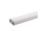 Profilé Aluminium pour Ruban LED Double Rangée - Couvercle Blanc Opaque - 1 m