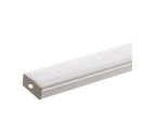 Profilé Aluminium pour Ruban LED Double Rangée - Couvercle Blanc Opaque - 1 m
