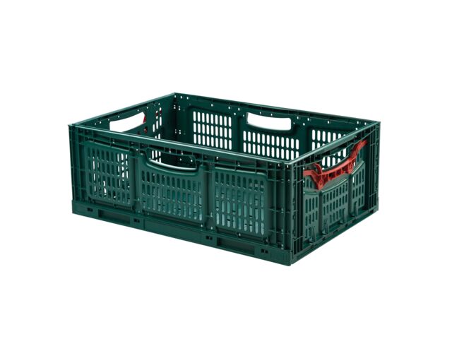 Bac en plastique pliable pour produits frais 600 x 400 x 225 mm | Green-Line GL6423 Optimum 