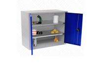 Armoire métallique basse large à 2 portes pleines | ARMABO 