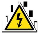 Panneau picto danger électrique