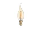 Ampoule E14 LED Flamme Filament 4W T35 - Blanc Chaud 2300K - 3500K