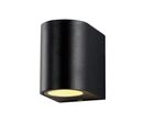Applique Murale LED IP44 pour Ampoule GU10 - Noir