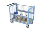 Chariot conteneur grillagé sans toit | FIMM 707350