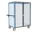 Servantes grillagées 4 côtés, verrouillables, plateau bois 250 à 500 kg