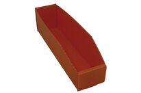 Bac à bec plastique orange 5L - Polypropylène résistant - Idéal pour organiser votre entrepôt