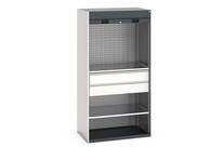 Armoire à rideau CUBIO pour bacs - Hauteur 2000 mm