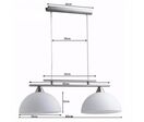 Lustre Contemporain 2 ampoules