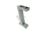 Fontaine Set pied galvanisé avec plateau inox
