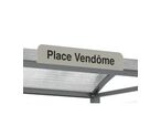 Plaque d'arrêt de bus pour abribus Venise