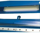 Cisaille guillotine manuelle à pédale - largeur de travail 1050 mm et épaisseurs jusque 1,25 mm en acier - fabriquée en Europe Metallkraft FTBS1050-12M